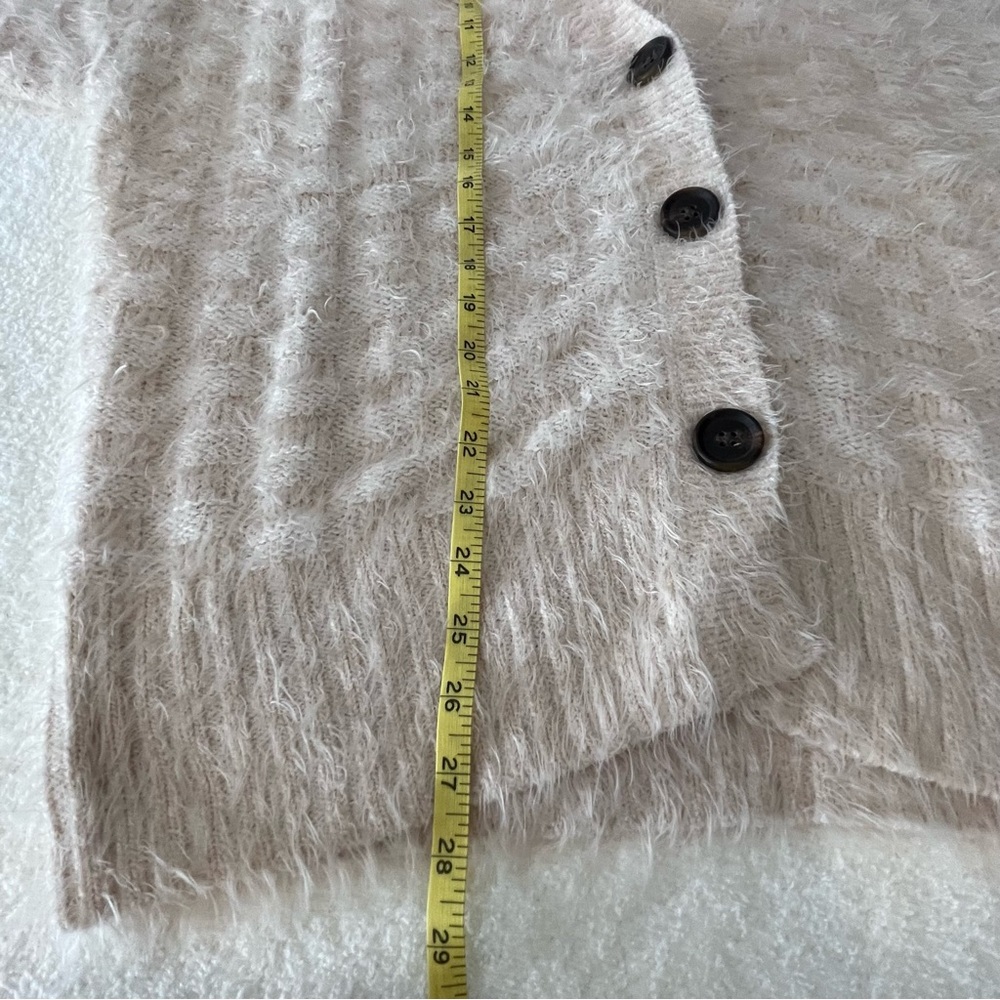 Wild Fable Cream Fuzzy Cardigan - Picture 8 of 12